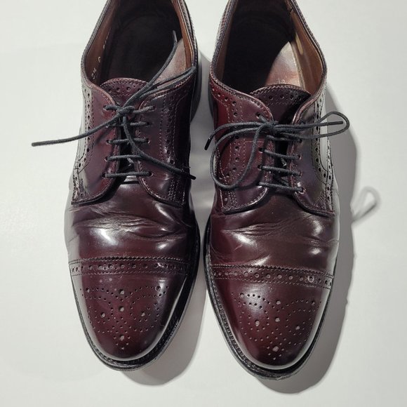 Allen Edmunds Oxblood Burgandy Cap Toe Size 8.5C main image 4